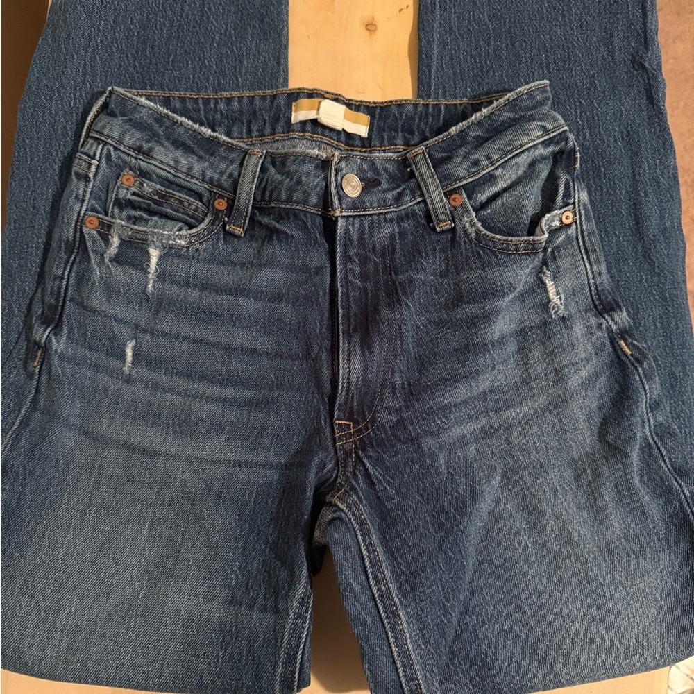 Maurices Blue Distressed Women Jeans